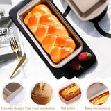 1pc Rectangle Carbon Steel Toast Bread Mold Cake Mold Loaf Pastry Baking Bakeware DIY Cake Non Stick Pan Baking Supplies